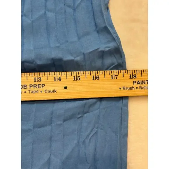 See By Chloe Floral Print Silk Caftan Dress Sz 38 6 Blue Dream Cottagecore Boho - Picture 14 of 16